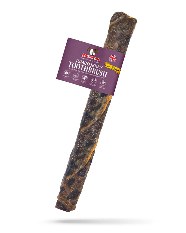 Jumbo Jerky Toothbrush - With Wolf Fish