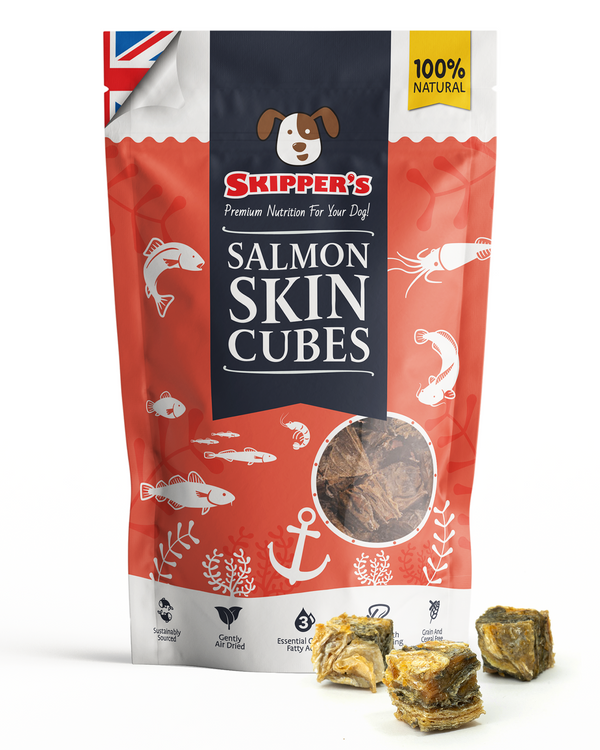 Salmon Skin Cubes